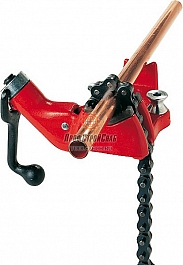 Использование цепных трубных тисков Ridgid BC-610A