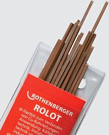 Серебряный припой Rothenberger Rolot S 2 CP 105 в упаковке