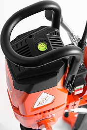 Уровень и рукоятка двигателя алмазного бурения Messer DM-350